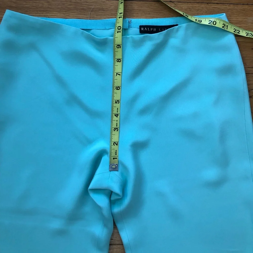 Ralph Lauren Black Label Y2K Low-Rise Silk Flared Pants - Picture 7 of 11